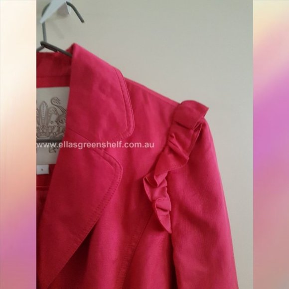Forever New size 6 Pink Coat - Picture 5 of 8